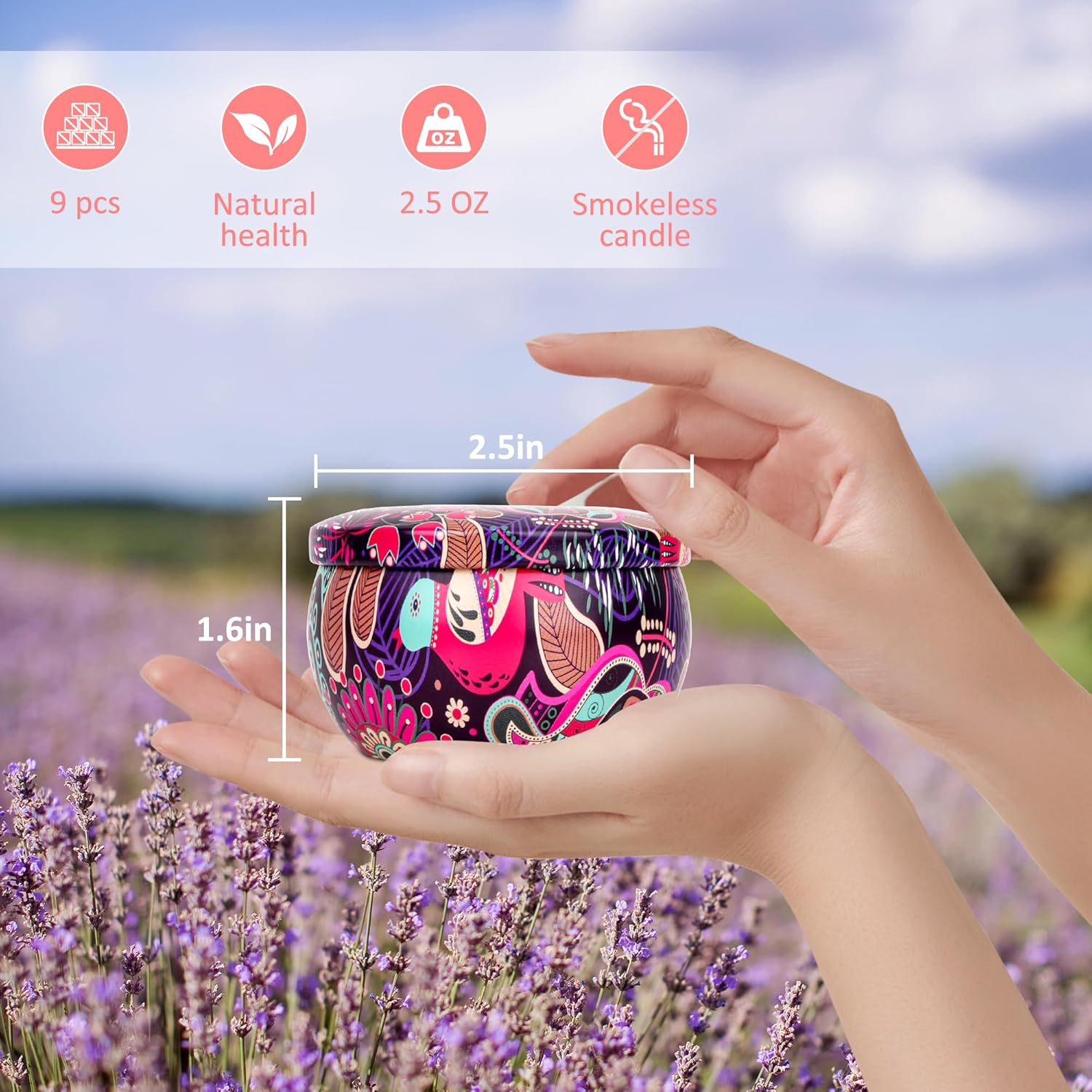 Bougie parfumée pour une ambiance chaleureuse, idéale pour la décoration et la détente – Image 6