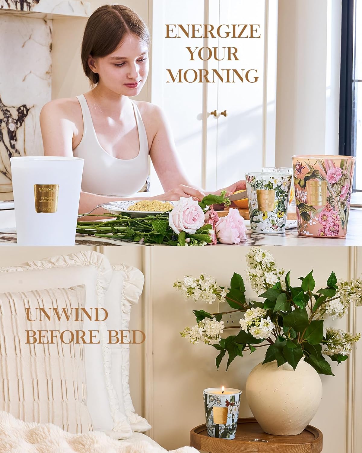 Bougie parfumée pour une décoration apaisante et une ambiance chaleureuse – Image 7
