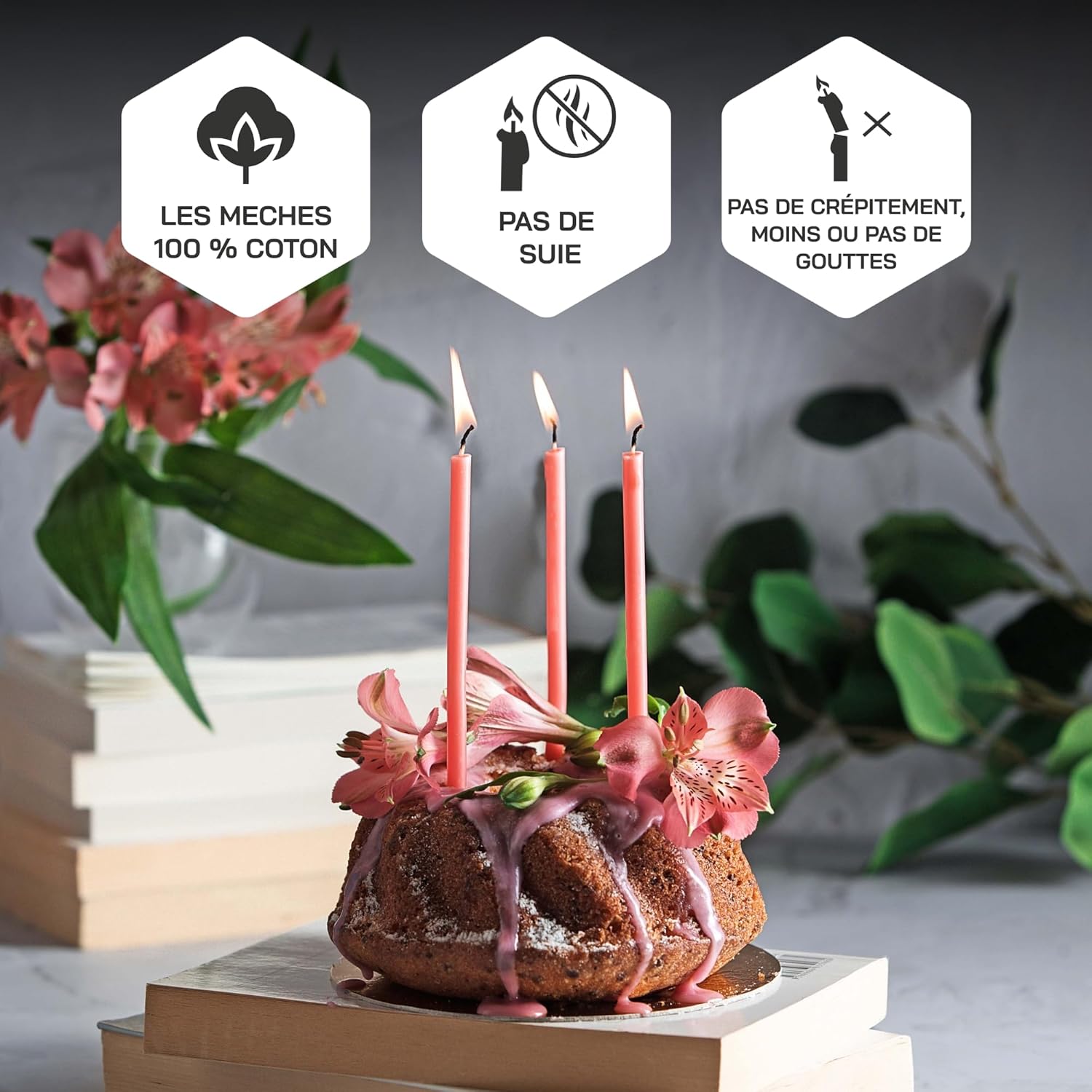 Bougie parfumée pour créer une ambiance chaleureuse lors de vos soirées détente – Image 4