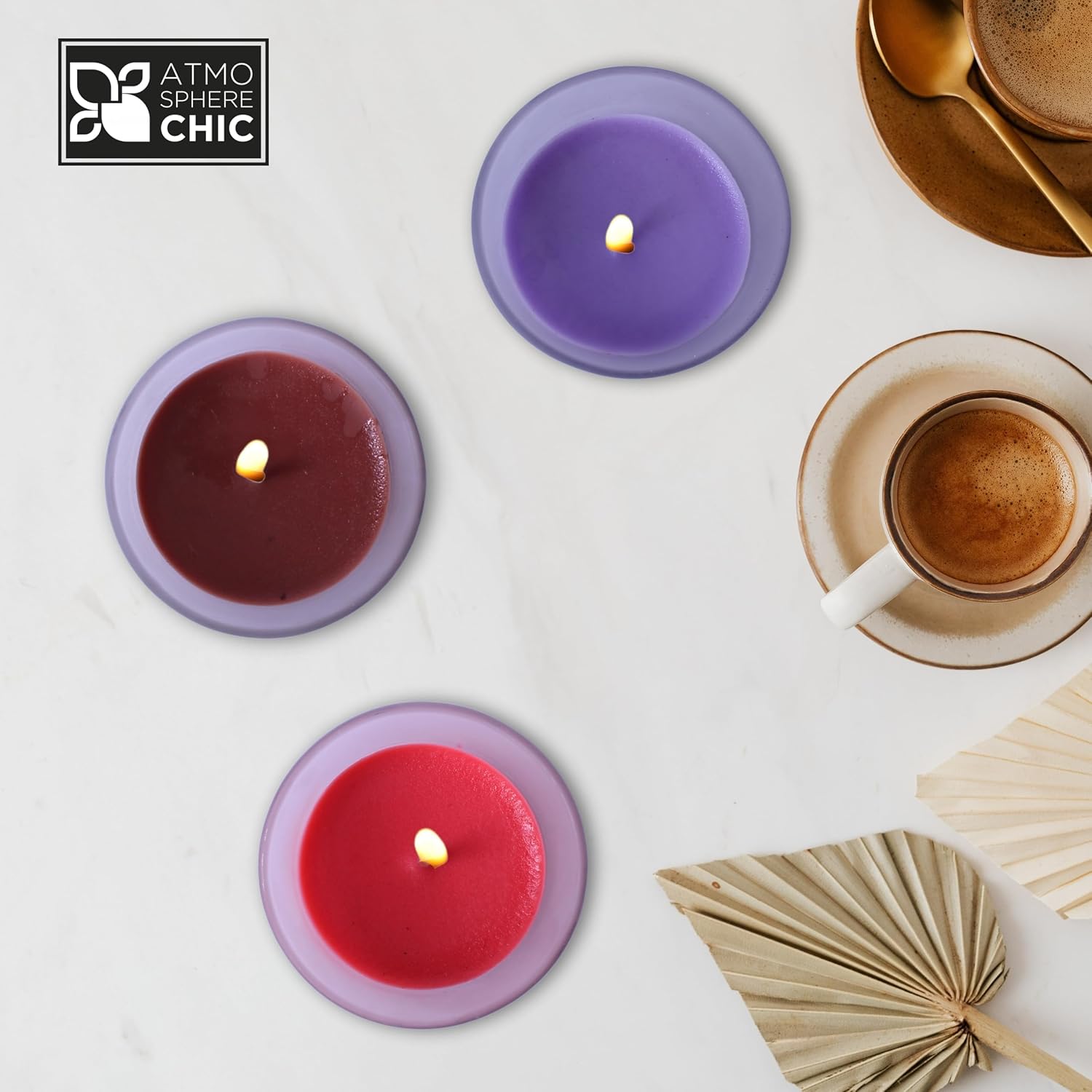 Bougie parfumée pour une ambiance chaleureuse, idéale pour la détente et la décoration – Image 4