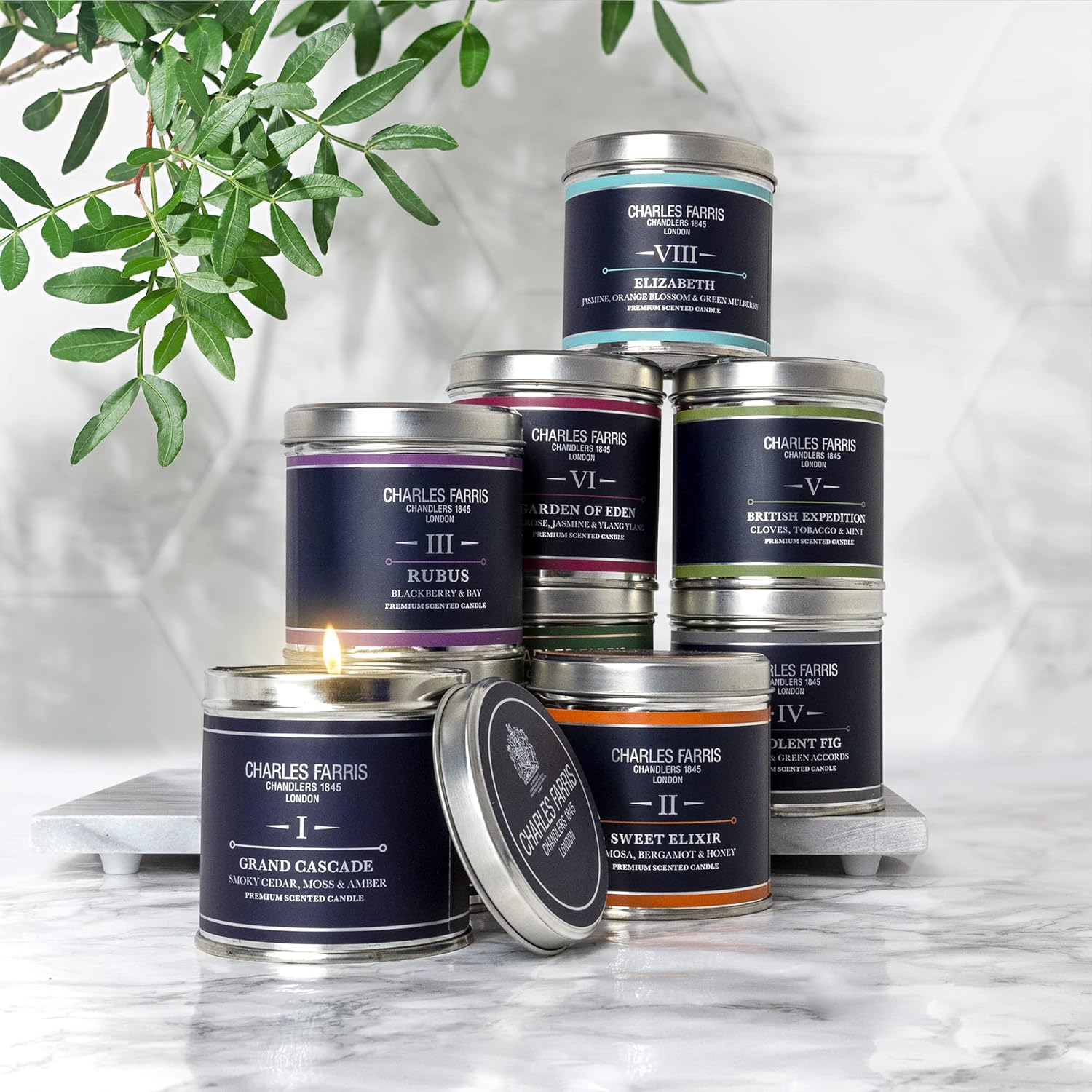 Bougie parfumée pour une décoration élégante, créant une ambiance chaleureuse – Image 7