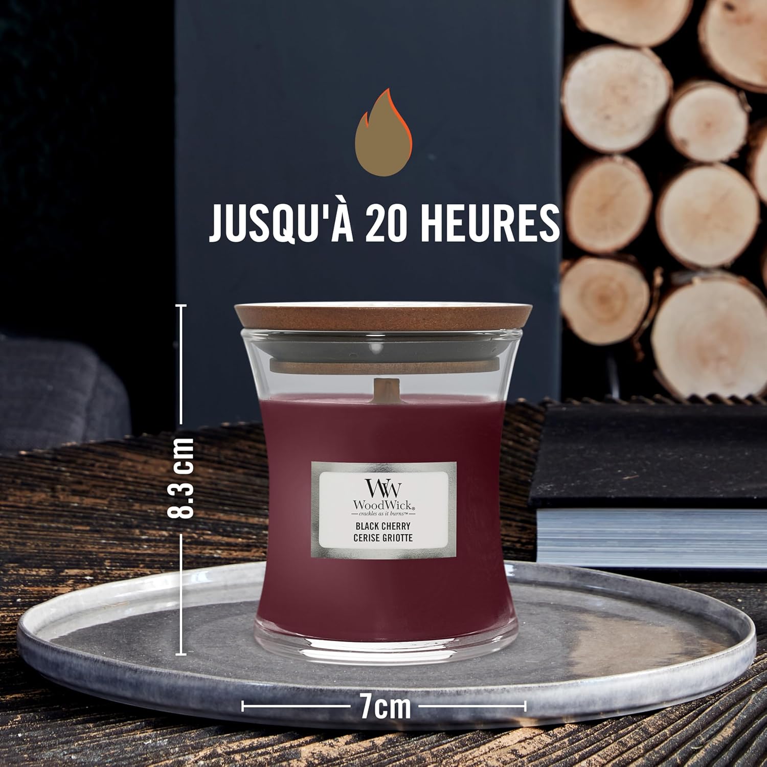 Bougie parfumée pour une décoration élégante, offrant une ambiance chaleureuse – Image 3