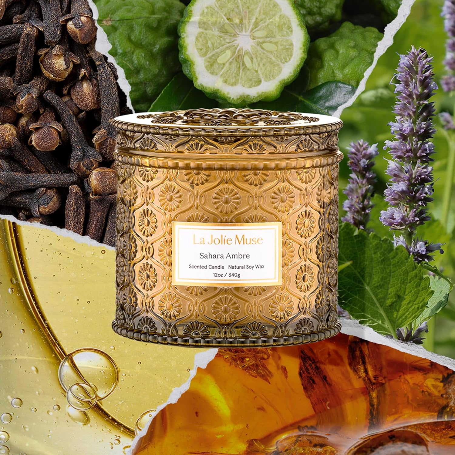 Bougie parfumée pour une ambiance chaleureuse et relaxante à la maison – Image 2