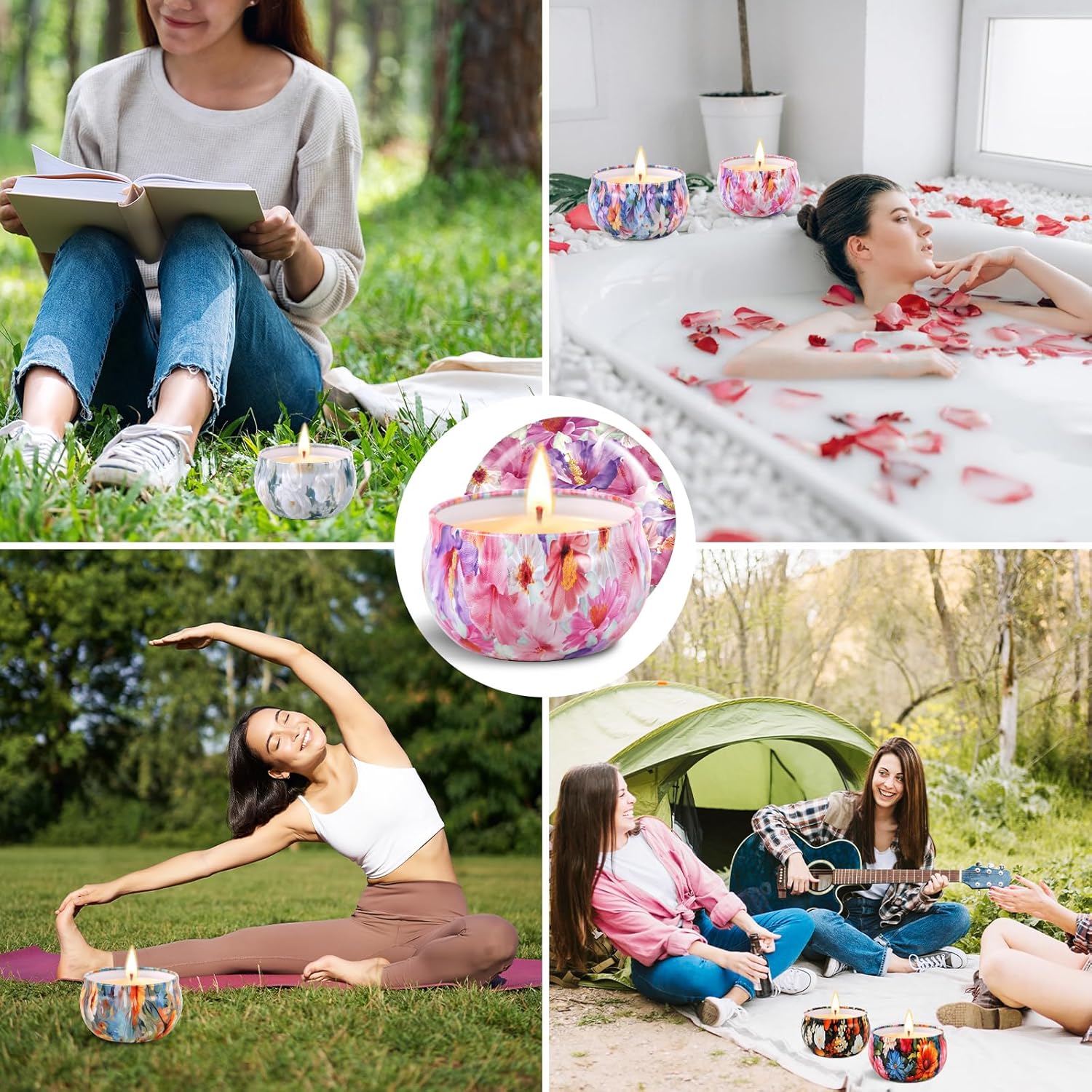 Bougie parfumée pour une décoration élégante, créant une ambiance chaleureuse – Image 7