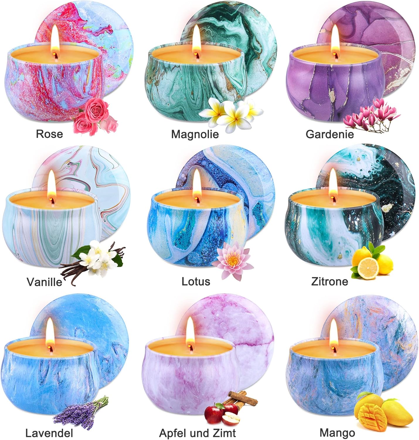 Bougie parfumée pour une ambiance chaleureuse en toute occasion
Idéale pour la décoration et la détente à la maison – Image 2