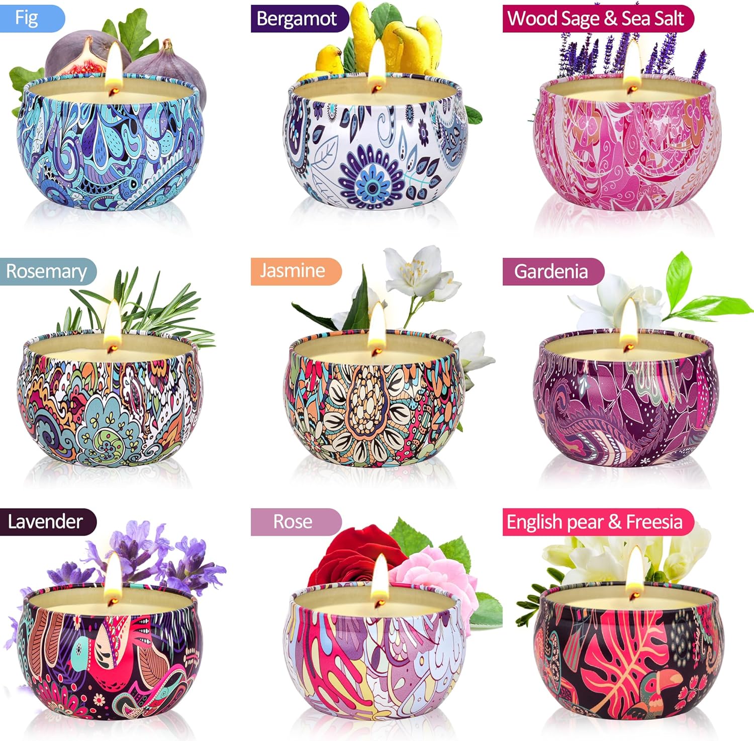 Bougie parfumée pour une ambiance chaleureuse, idéale pour la décoration et la détente – Image 2