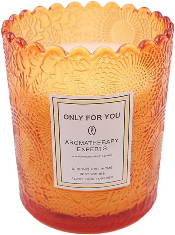 Bougie parfumée pour la décoration intérieure, ambiance chaleureuse et apaisante
