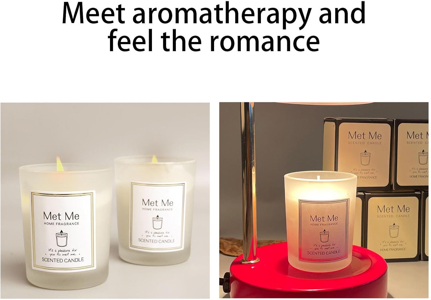 Bougie parfumée pour une décoration élégante, créant une ambiance chaleureuse et relaxante – Image 5