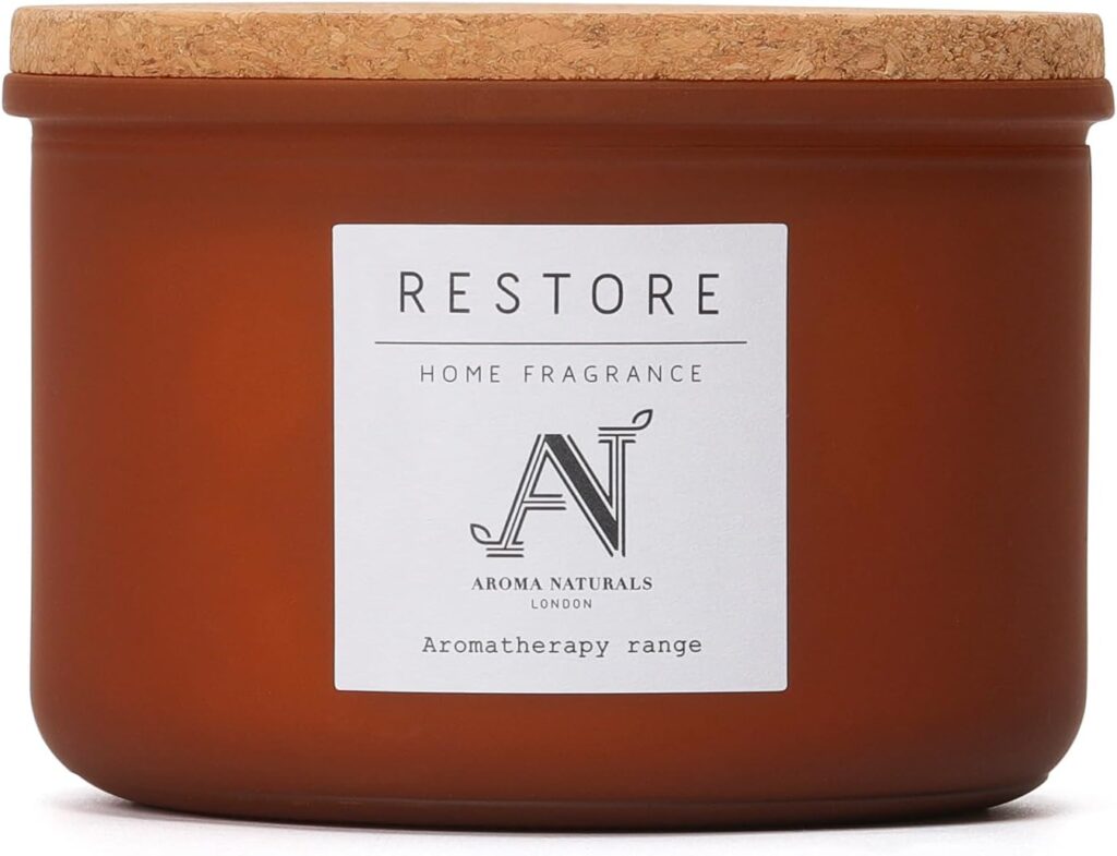 Bougie parfumée pour une décoration élégante, créant une ambiance chaleureuse