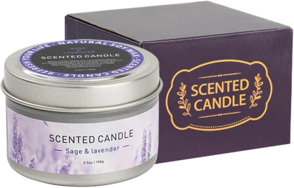Bougie parfumée pour la détente - ambiance chaleureuse et apaisante