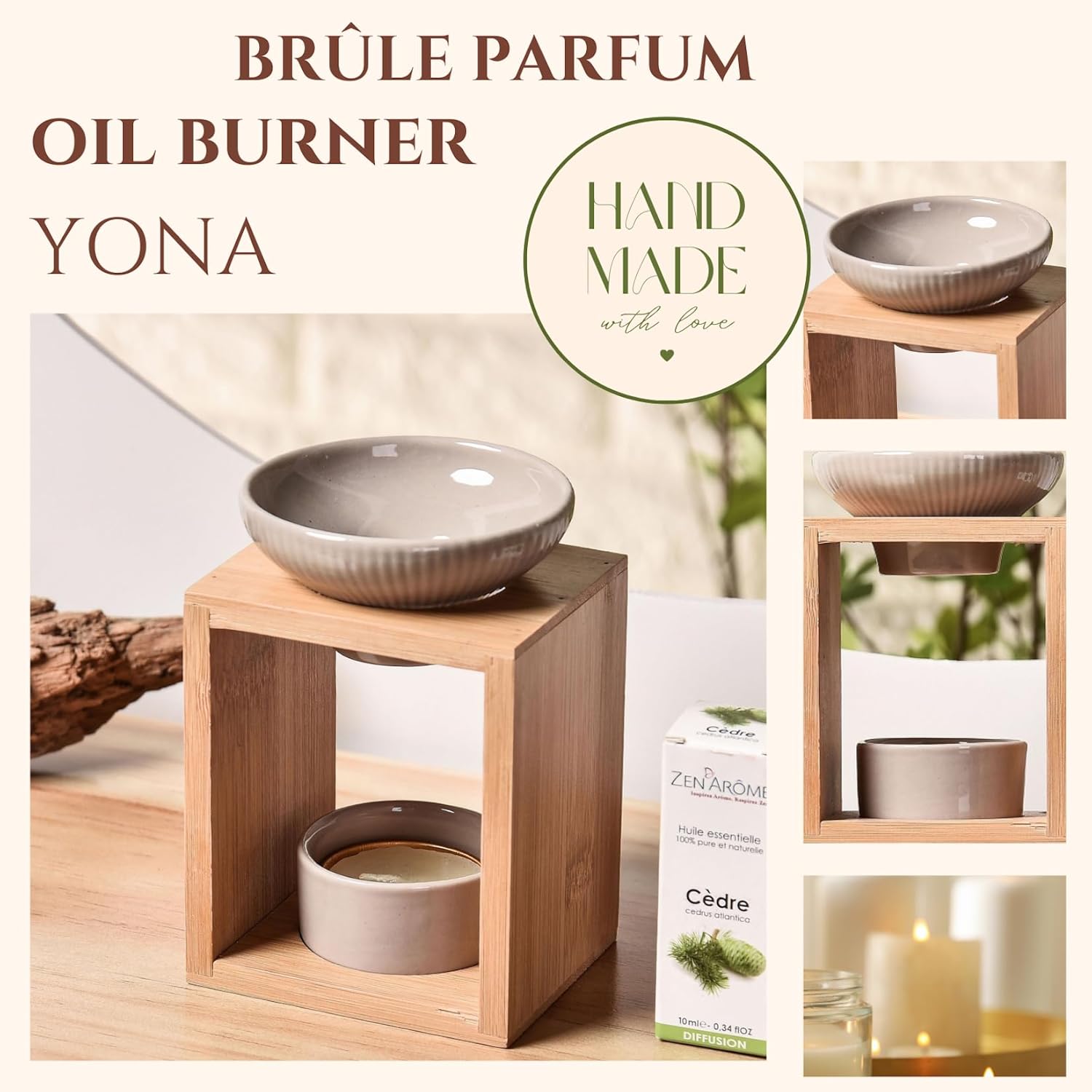 Bougie parfumée pour la détente : créez une ambiance chaleureuse et apaisante – Image 2