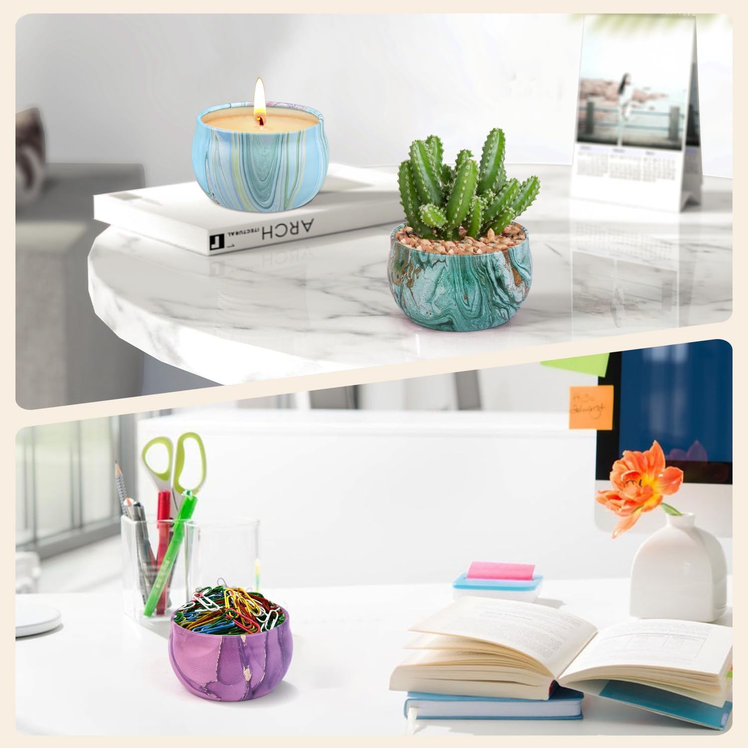 Bougie parfumée pour la détente - Créez une ambiance chaleureuse chez vous – Image 5