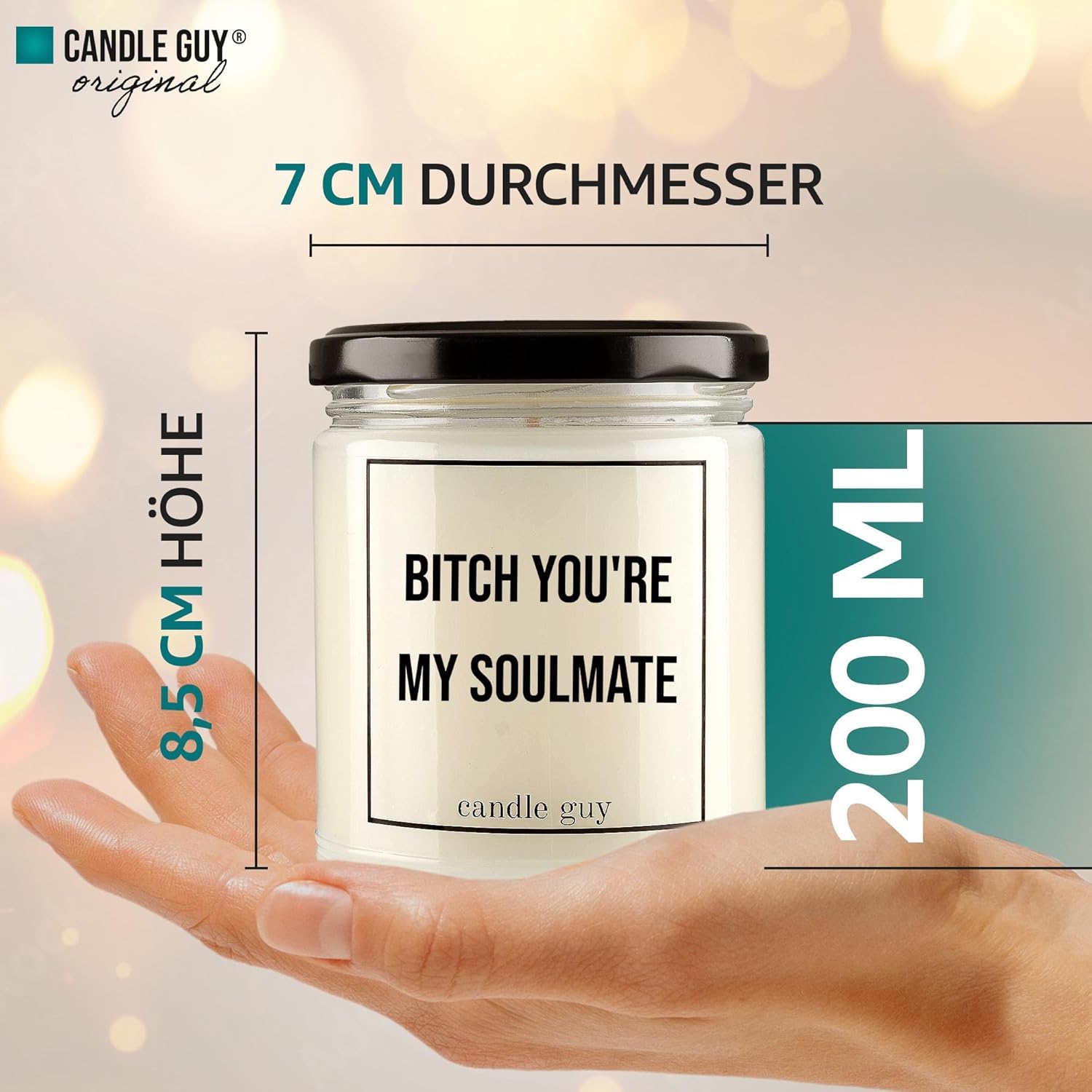 Bougie parfumée pour la décoration intérieure, ambiance chaleureuse et apaisante – Image 5