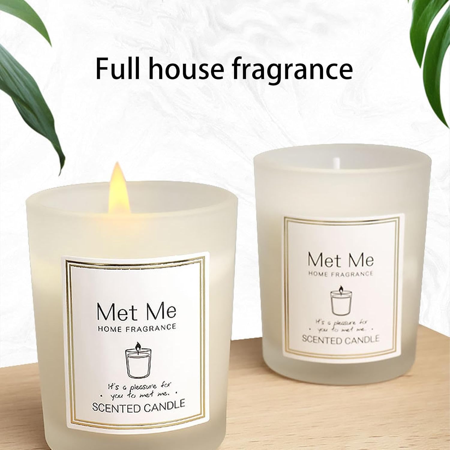 Bougie parfumée pour une décoration élégante, créant une ambiance chaleureuse et relaxante – Image 4