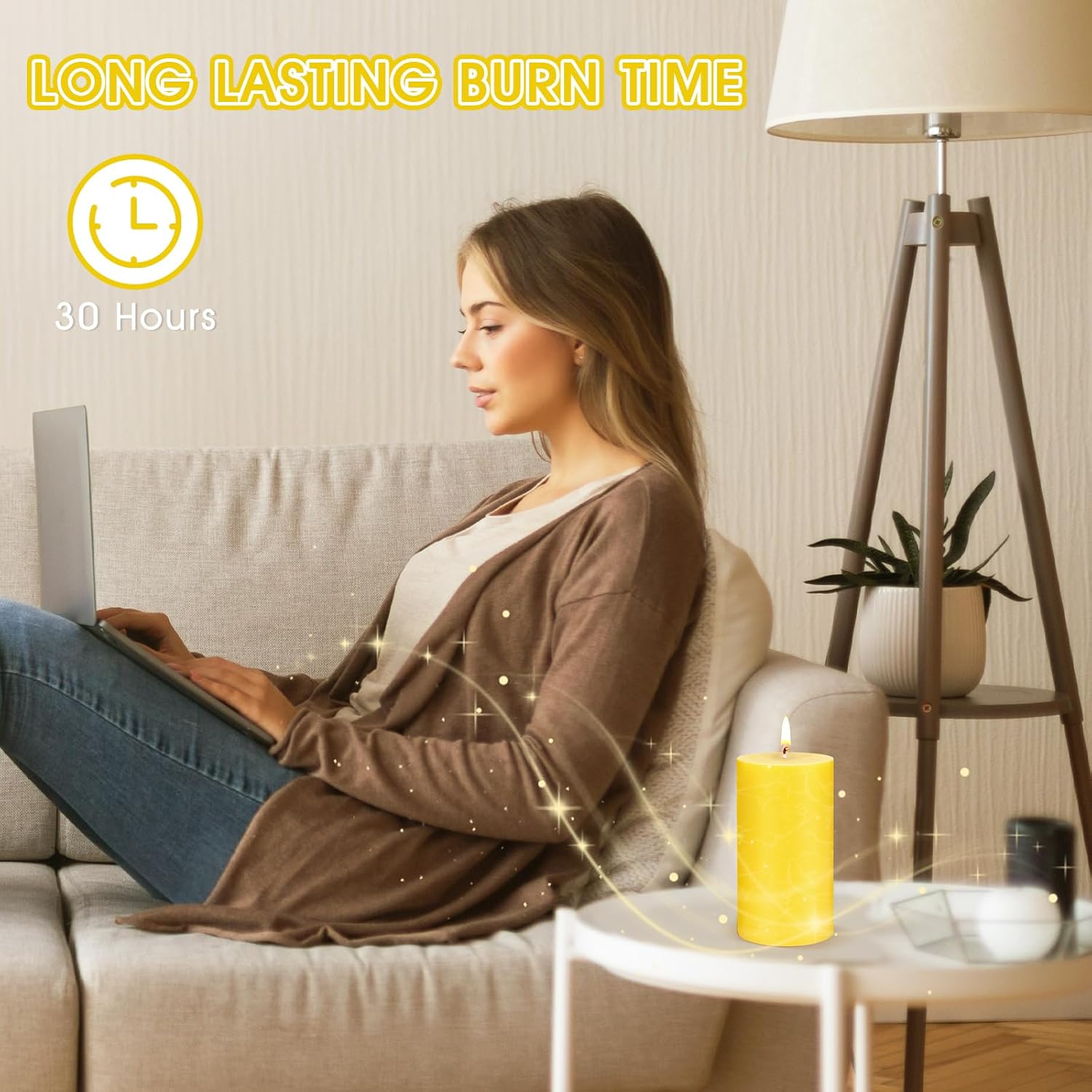 Bougie parfumée pour une ambiance chaleureuse et relaxante – Image 4