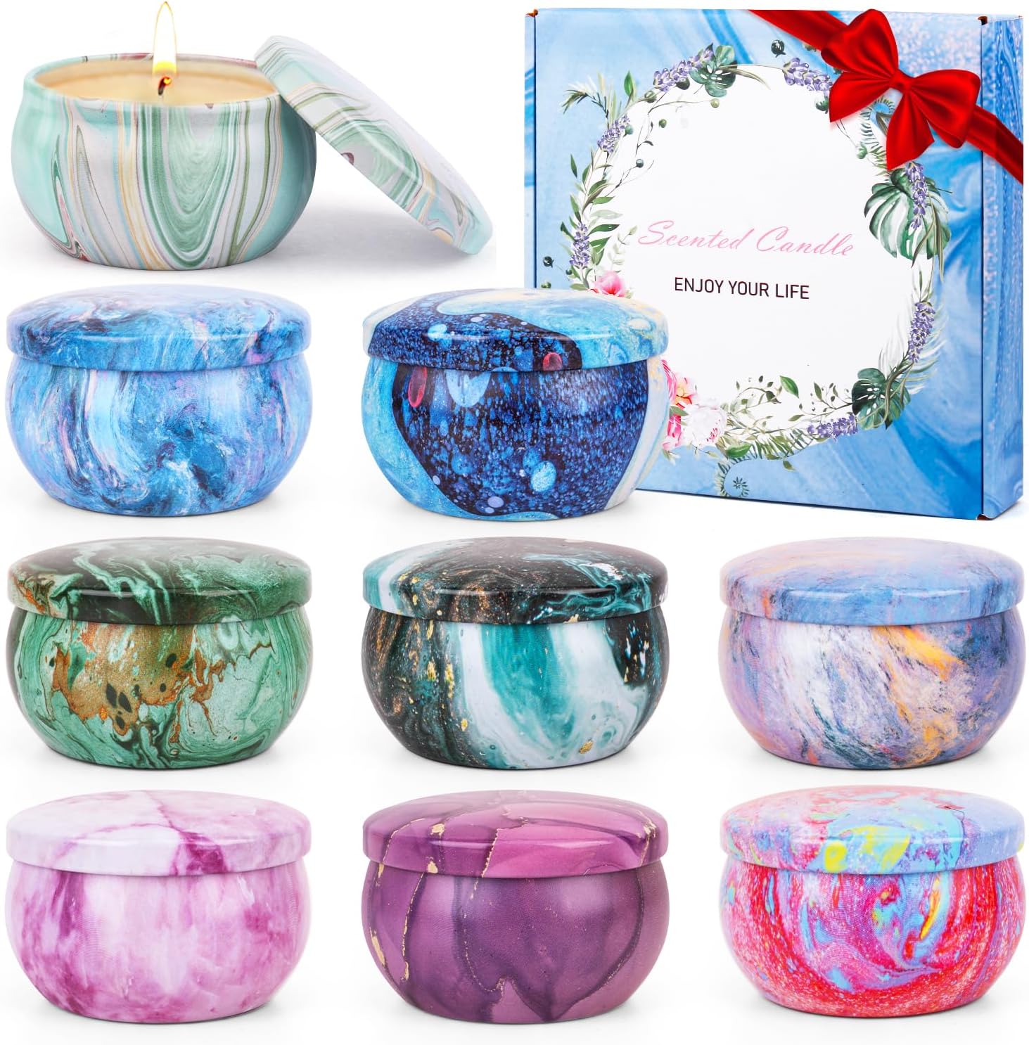 Bougie parfumée pour la détente - Créez une ambiance chaleureuse chez vous