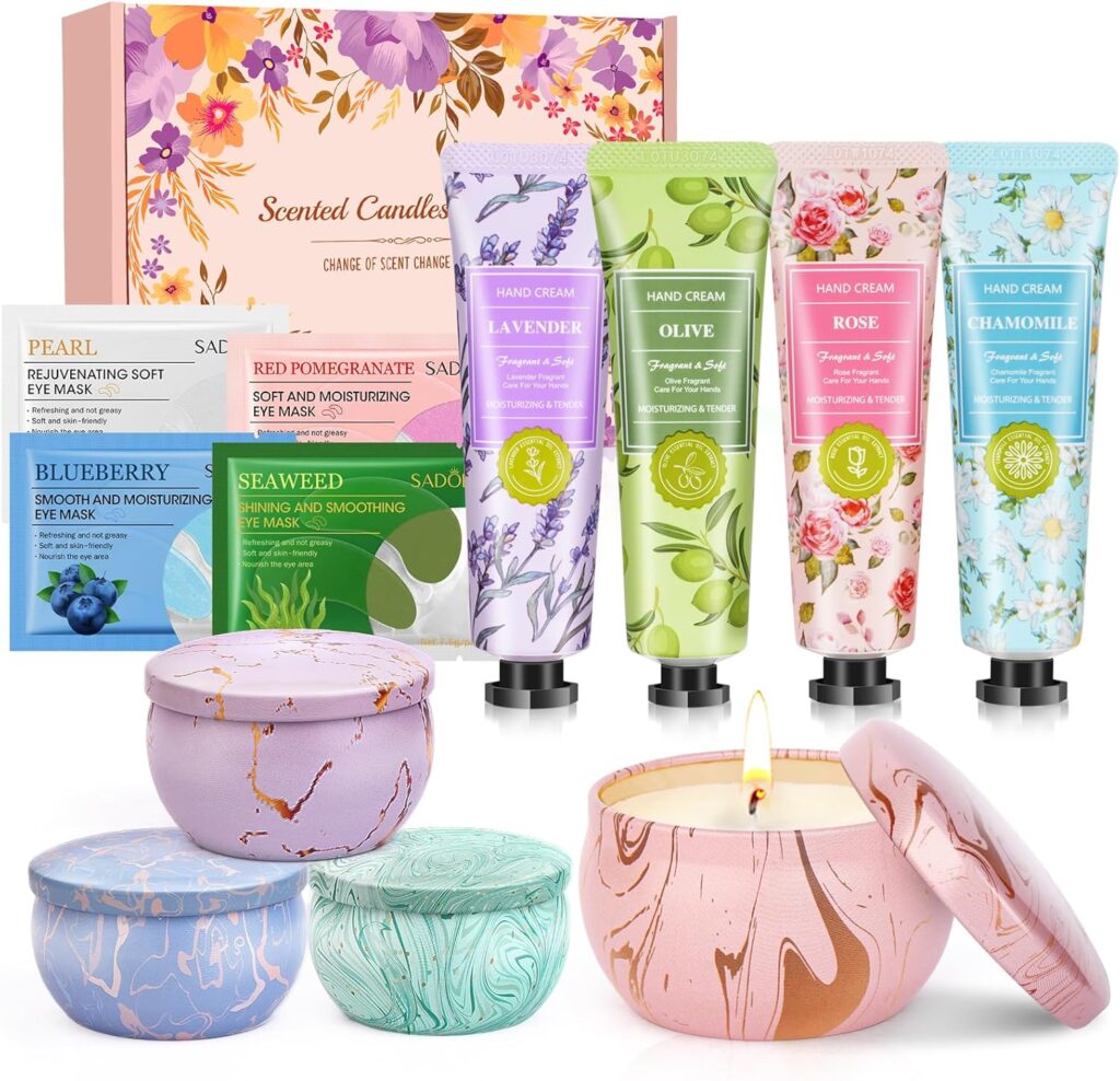Bougie parfumée pour créer une ambiance chaleureuse et relaxante