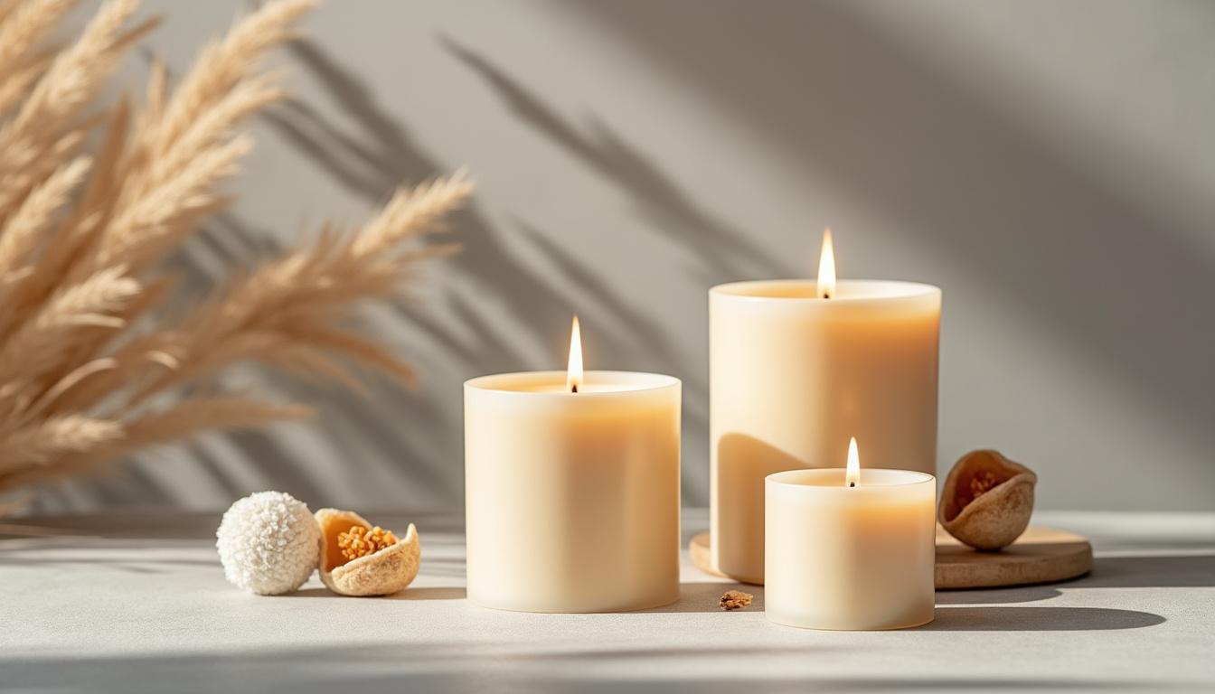 découvrez nos bougies naturelles fabriquées avec des ingrédients 100% écologiques pour une ambiance chaleureuse et respectueuse de l'environnement.