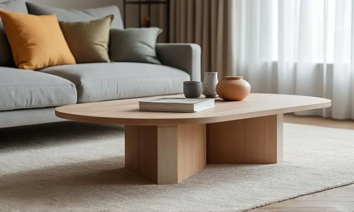 Table basse contemporaine conçue par made in design